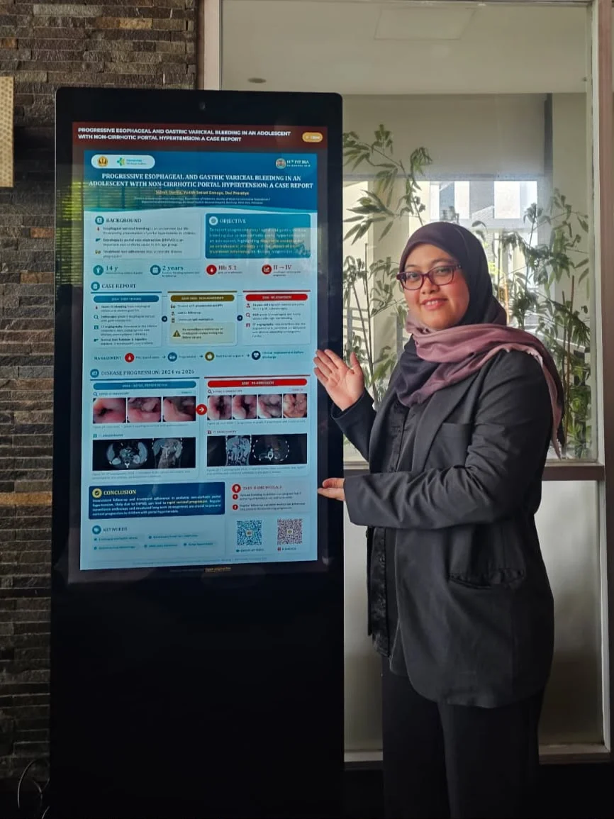 Dosen FK UMI dr. Sidrah Darma, Sp.A Raih Juara 1 E-Poster Nasional pada PIT IKA ke-14 di Palembang