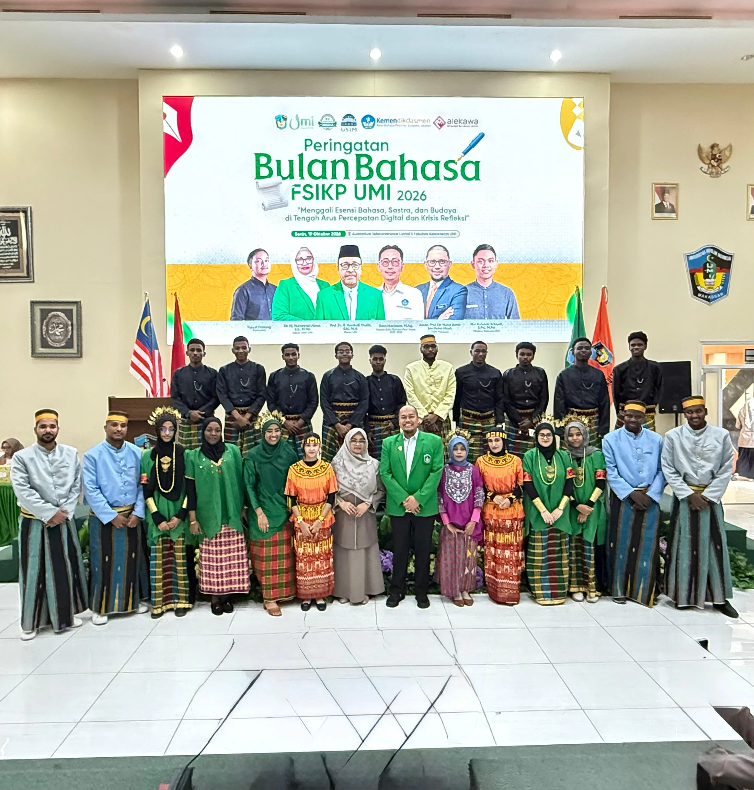 Mahasiswa Internasional FK UMI Berpartisipasi dalam Festival Handai Tahun 2026, Semarakkan Bulan Bahasa