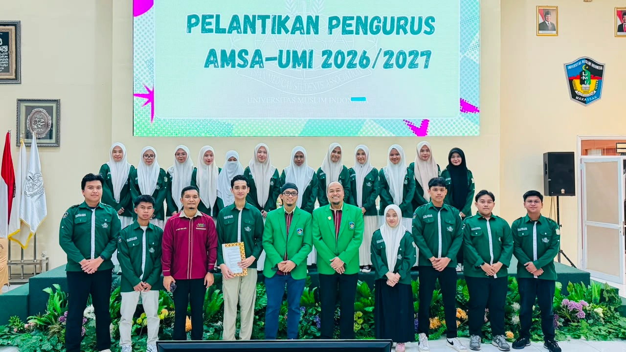 Pelantikan dan Rapat Kerja Pengurus AMSA UMI 2026–2027, Perkuat Semangat Organisasi dan Kolaborasi Mahasiswa Kedokteran