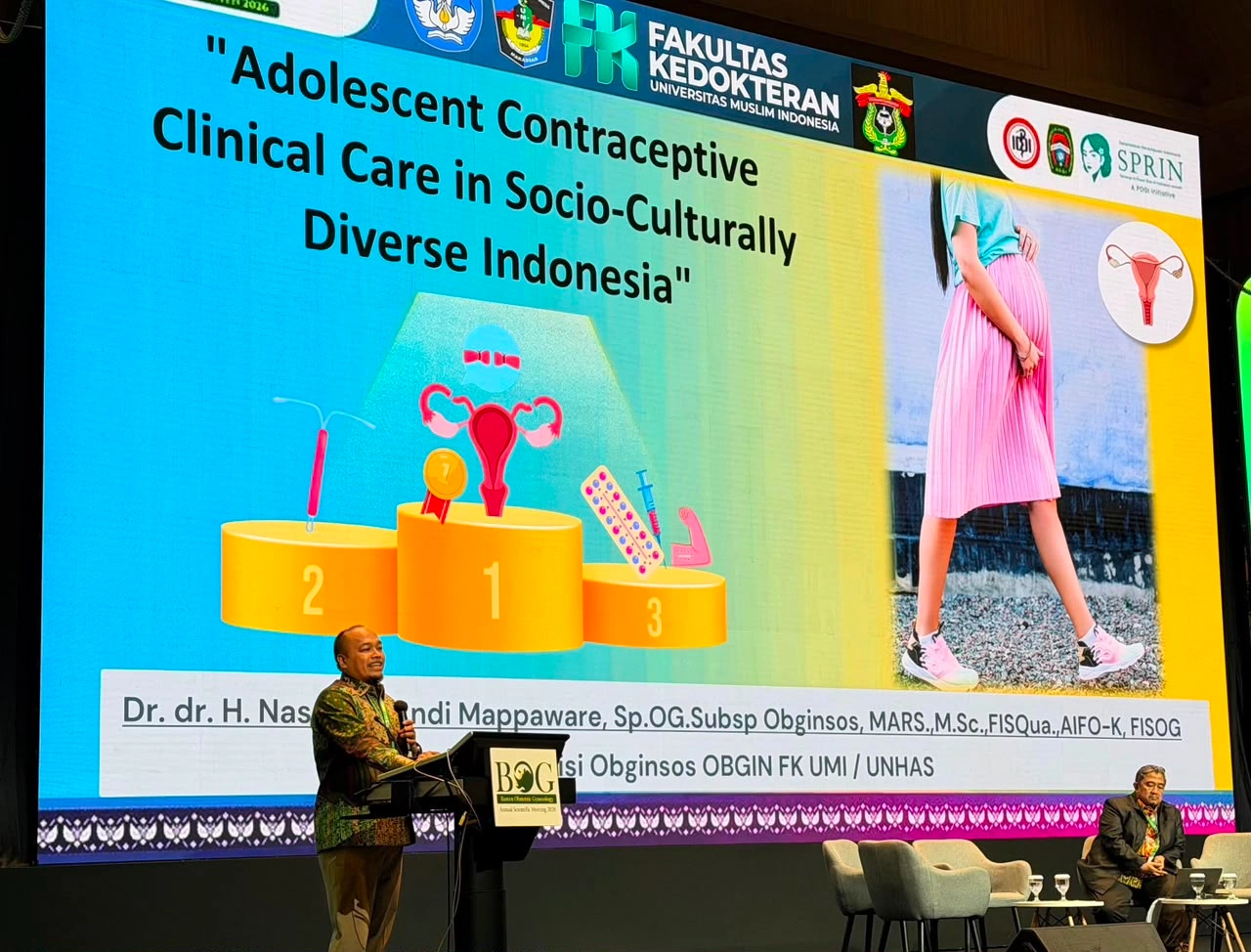 Dekan FK UMI Jadi Narasumber pada Simposium PIT POGI 2026 Bahas Kontrasepsi Remaja di Indonesia